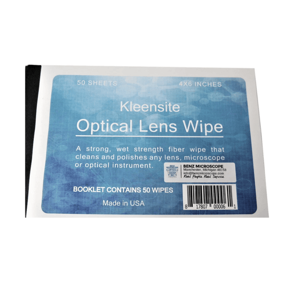 Kleensite Optical Lens Wipes - Benz Microscope Optics Center20123Lens Paper