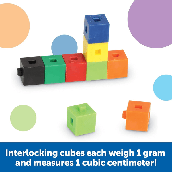 Learning Resources Centimeter and Gram Unit CubesMath CubesLaboratory Equipment_Scales and Balances
