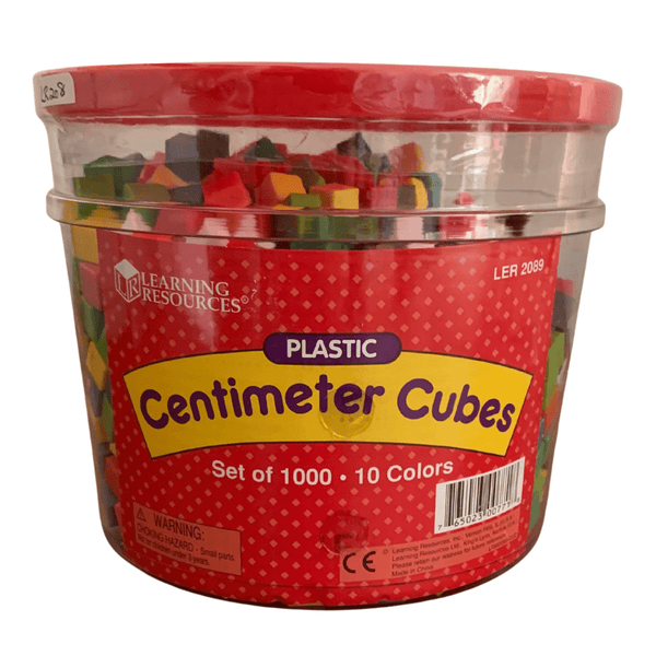 Learning Resources Centimeter and Gram Unit CubesMath CubesLaboratory Equipment_Scales and Balances