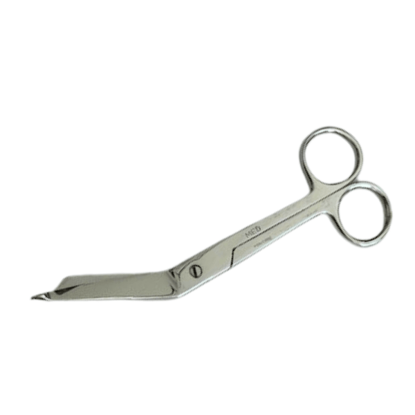 Medical Lister Bandage Scissors, 5-5/8", Chromed Steel back view