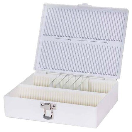 Microscope Slide Storage Box for 3" x 2" Slides, 100 Capacity (5220)Slide Storage BoxLaboratory Supplies_Slides and Accessories5220