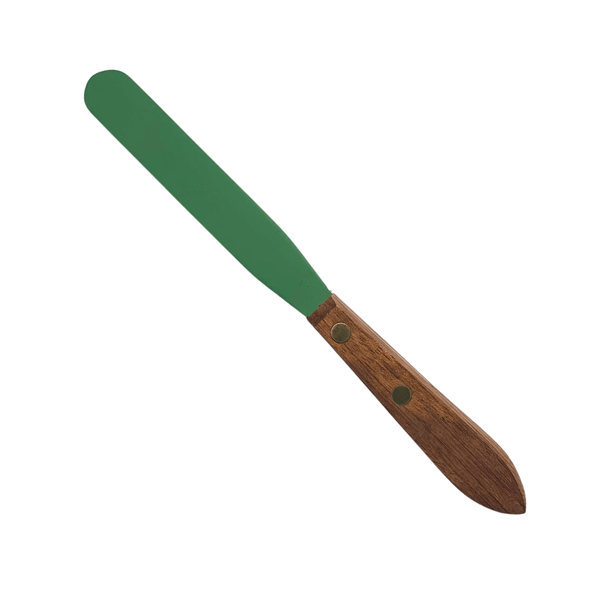 PTFE Coated Lab Spatula, 4" Steel Blade and Wood HandleSpatulaLaboratory Supplies_Tools and Instruments