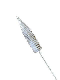 White Nylon Pipette Brush, Tapered, 17" x 3.5" (3027)