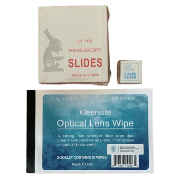 Standard Glass Slide Bundle with Cover Slips and Lens Papermicroscope slidesLaboratory Supplies_ConsumablesLaboratory Supplies_Slides and Accessories