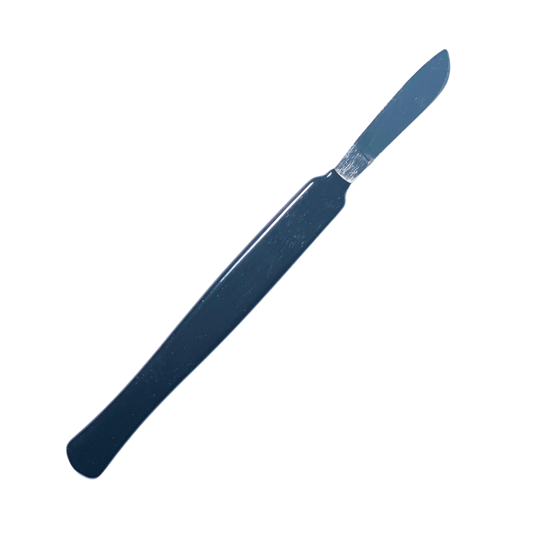 Steel, Black Handle Scalpel, 6-1/8
