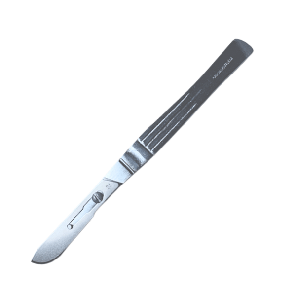 Steel Safety - Lok Scalpel Handle with 22 BladeScalpelInstructional_Life SciencesLaboratory Supplies_Tools and Instruments