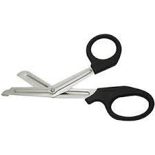 Scissors: Utility Scissors, 7.5", Black Handle (#5455) - Benz Microscope Optics Center