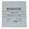 Convex Mirror, 50 mm Diameter, 100 mm Focal Length (#216) - Benz Microscope Optics Center