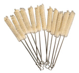 Test Tube Brushes, Natural Bristle, 9.5" Long, Pack of 12 (3002/12)