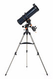 Celestron Astromaster 130EQ-MD Telescope 31051. The AstroMaster Series produces bright, clear images of the Moon and planets. It is easy to see the moons of Jupiter and the rings of Saturn with these fine instruments. 