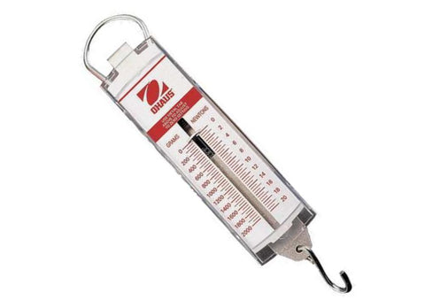 Ohaus Spring Scales, Grams, Ounces, Red Faceplate (#OH8001, OH8002