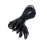Connection Wires with Insulated Alligator Clips 24" Long, 5 Red and 5 Black (#PE9303)