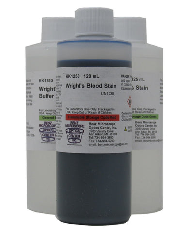 Wright's Blood Stain Kit, (#BZ1250, BZ1250L)