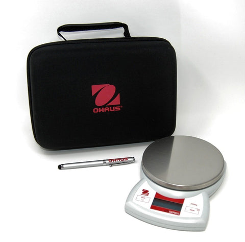 Ohaus Portable Balance CS2000 with Case and FREE Stylus (#72212664) - Benz Microscope Optics Center