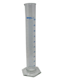 Morbank Glass Measuring Cylinder, 1000ml, Class B, Hex Base, Pack/2 (#D61000)
