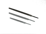 Steel Triangular Hand Files for Laboratory Use, Set of 3 (L18012)