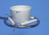 Porcelain Crucible, High Form with Lid, 30 mL and 50 mL (#L803, L804) - Benz Microscope Optics Center