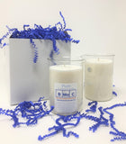 Hand Poured Soy Wax Beaker Candle, 400ml/12 oz, PURE, No Fragrance (#BKC-P)