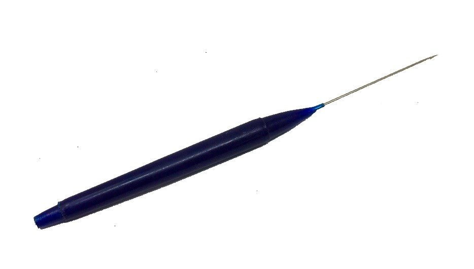 Dissection Teasing Needles, Straight, Blue Plastic Handle