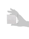 Glass Streak Plate, 2" Height X 2" Width X 1/4" Thick, Pack of 12 #US214 - Benz Microscope Optics Center - size graphic